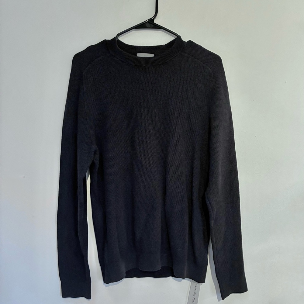 Men’s COS Navy Cotton Knit Sweater